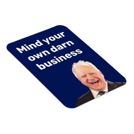 Tim Walz für sich Magnet (Rechte Seite)