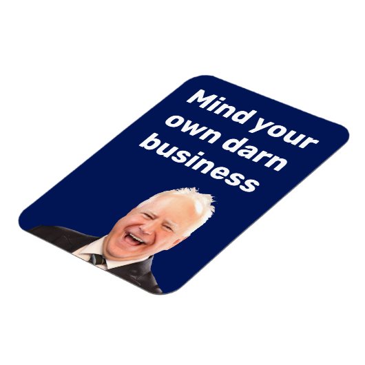 Tim Walz für sich Magnet (Linke Seite)