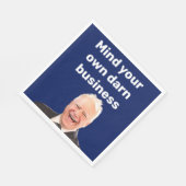 Tim Walz für sich Serviette (Ecke)