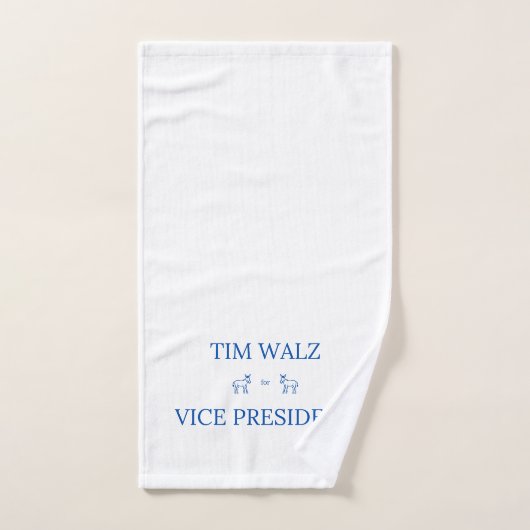Tim Walz für Vizepräsident Handtuch (Handtuch)