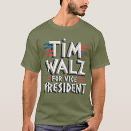 TIM WALZ FÜR VP T - Shirt der Männer