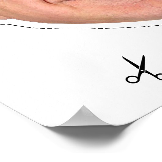 Tim Walz Halloween Mask Poster (Ecke)