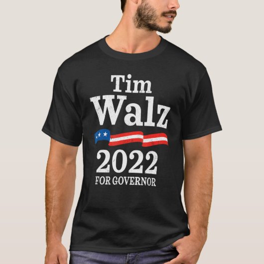 Tim Walz Minnesota Gouverneurswahl 2022 MN Men W T-Shirt (Vorderseite)