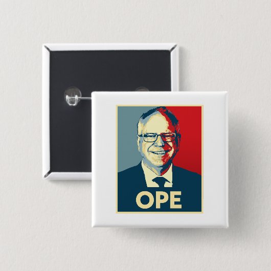 Tim Walz OPE Button (Vorne & Hinten)