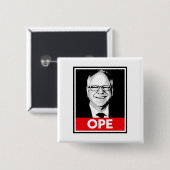 Tim Walz OPE Button (Vorne & Hinten)