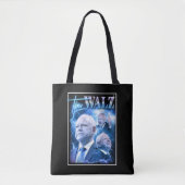 Tim Walz Retro 90er Stil Tasche (Vorderseite)