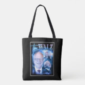 Tim Walz Retro 90er Tasche (Rückseite)