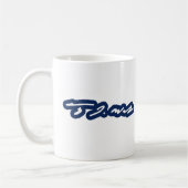 Tim Walz Signature Kaffeetasse (Links)