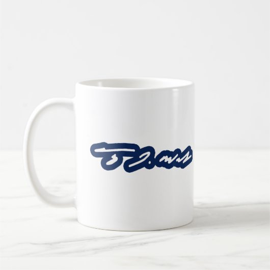 Tim Walz Signature Kaffeetasse (Links)