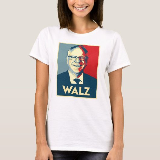 Tim Walz T-Shirt (Vorderseite)