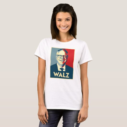 Tim Walz T-Shirt (Vorne ganz)