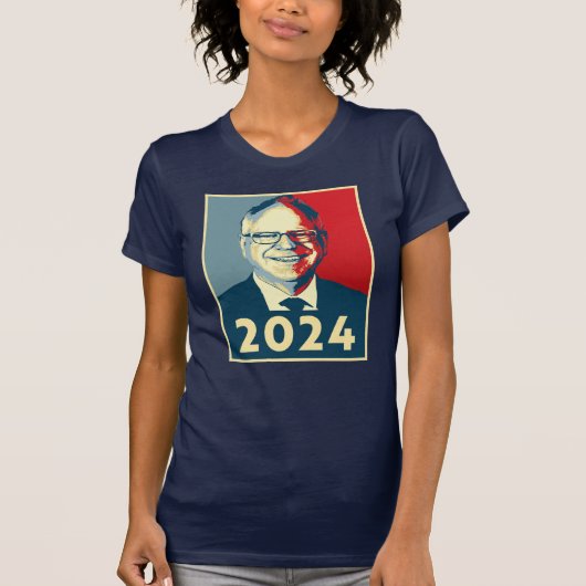 Tim Walz T-Shirt (Vorderseite)