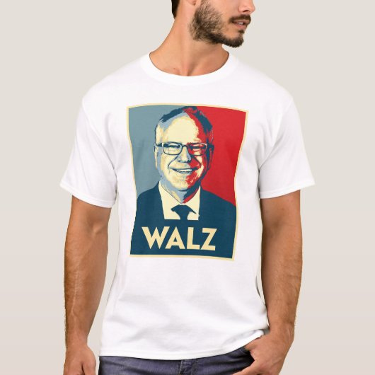 Tim Walz T-Shirt (Vorderseite)