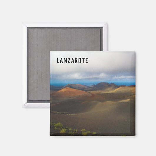 Timanfaya-Nationalpark Magnet (Vorderseite/Rückseite)
