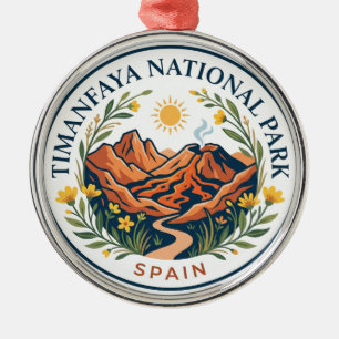 Timanfaya Nationalpark Spanien Ornament Aus Metall