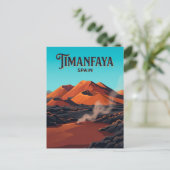 Timanfaya-Nationalpark Spanien Postkarte (Stehend Vorderseite)