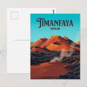 Timanfaya-Nationalpark Spanien Postkarte (Vorne/Hinten)