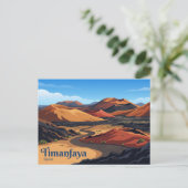 Timanfaya-Nationalpark Spanien Postkarte (Stehend Vorderseite)