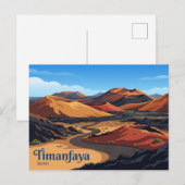 Timanfaya-Nationalpark Spanien Postkarte (Vorne/Hinten)