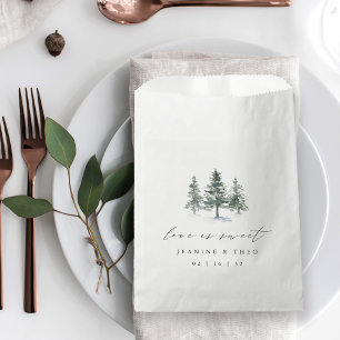 Timber Grove "Liebe ist süß" Hochzeit Geschenktütchen