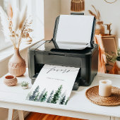 Timber Grove | Pine Forest Geschenke Schild