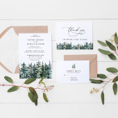 Timber Grove RSVP Karte