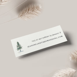 Timber Grove Wedding Website RSVP Cards | Mini