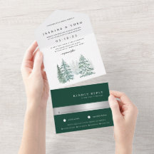 Timber Grove | Winterliche Aquarell-Hochzeit All I