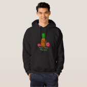 Timber Pines Florida Ananas Blumen Hoodie (Vorne ganz)