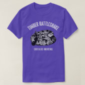 Timber rattlesnake crotalus  T-Shirt (Design vorne)