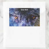 TIMBER WOLF EYES Wildlife Supporter Stickers (Tasche)