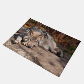 Timber Wolf Fußmatte (Schrägansicht)