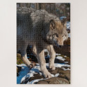 Timber Wolf Jigsaw Puzzle (Vertikal)