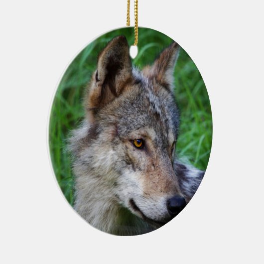 Timber Wolf Keramikornament (Rechts)