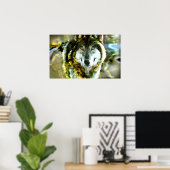 Timber-Wolf-Poster von JungleWalk.com Poster (Heimbüro)