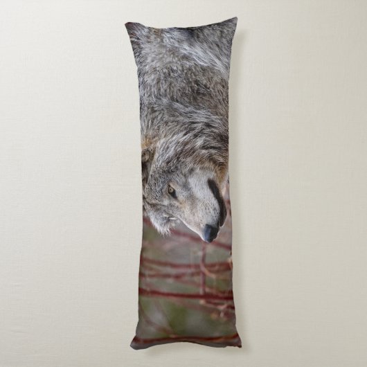 Timber Wolf  Seitenschläferkissen (Rückseite (Vertikal))