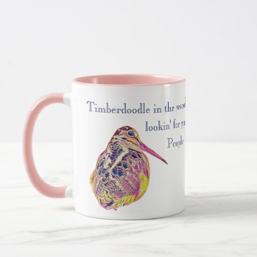 Timberdoodle (im Wald) Tasse (Links)