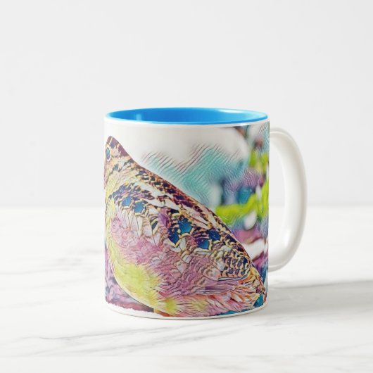 Timberdoodle-Tasse Zweifarbige Tasse (VorderseiteRechts)