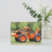 Timberjack Skidder Postkarte (Stehend Vorderseite)