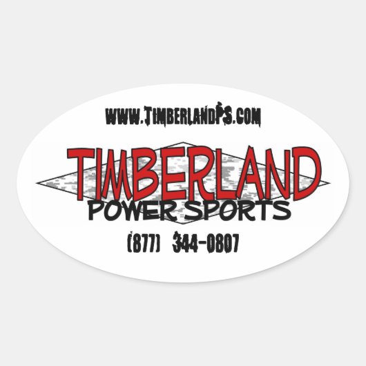 Timberland Oval Stickers (Vorderseite)