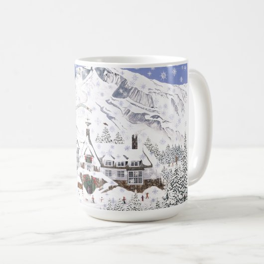 Timberline-Häuschen Kaffeetasse (VorderseiteRechts)