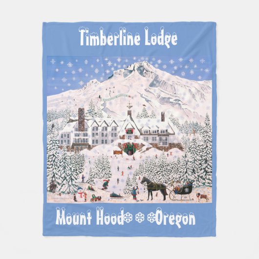Timberline Lodge Fleece Blanket (Vorderseite)