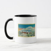 Timberline Lodge im Winter am Berg Hood Tasse (Links)