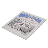 Timberline Lodge ~ Mount Hood Pillow Fliese (Seite)