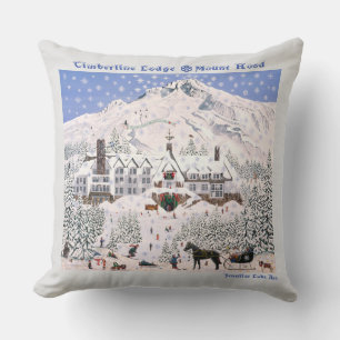 Timberline Lodge ~ Mount Hood Pillow Kissen