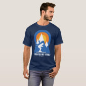 Timberline Lodge Ski Sunset Retro T - Shirt (Vorne ganz)
