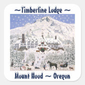 Timberline Lodge Sticker (Vorderseite)