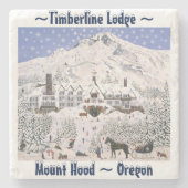 Timberline Lodge Stone Untersetzer (Vorderseite)