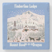 Timberline Lodge Untersetzer (Vorderseite)
