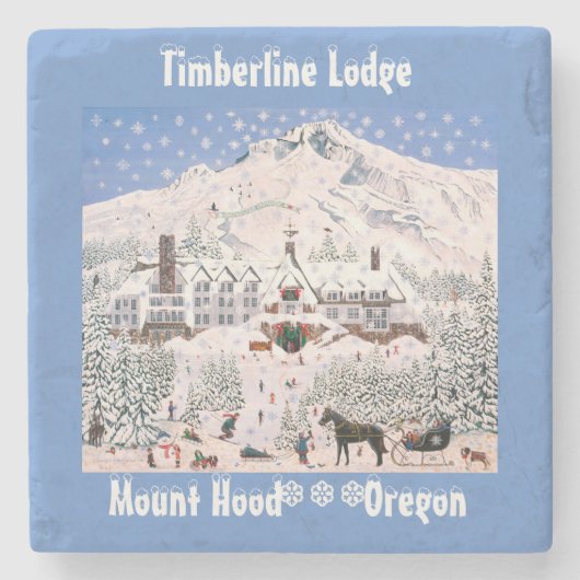 Timberline Lodge Untersetzer (Vorderseite)